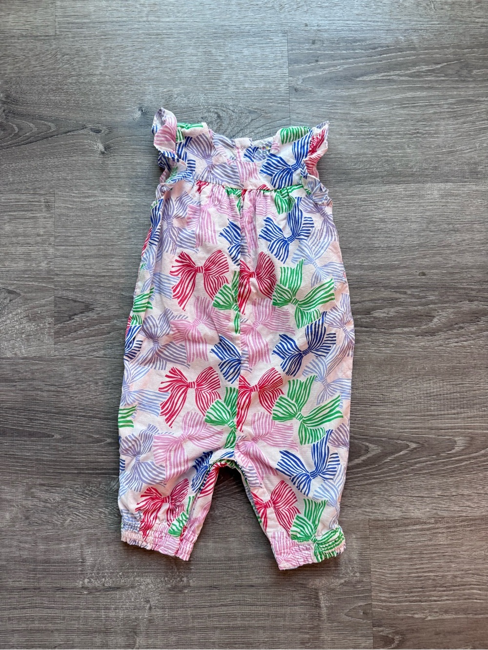 Baby Boden Girls Bow Romper
